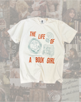 Load image into Gallery viewer, The Life of a Book Girl Garment Dyed Tee