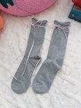 Load image into Gallery viewer, Literary Lace Ribbon Socks