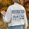 Load image into Gallery viewer, Restricted Book Club Mock Neck Sweatshirt
