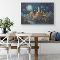 Load image into Gallery viewer, The Castle Starry Night Canvas Print