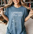 Load image into Gallery viewer, Cupboard Under the Stairs Support Group Garment Dyed Tee