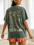 Load image into Gallery viewer, Forbidden Forest Hiking Club Garment Dyed Tee