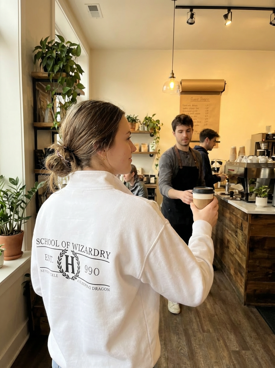 School of Magic Quarter Zip Sweatshirt (3XL)