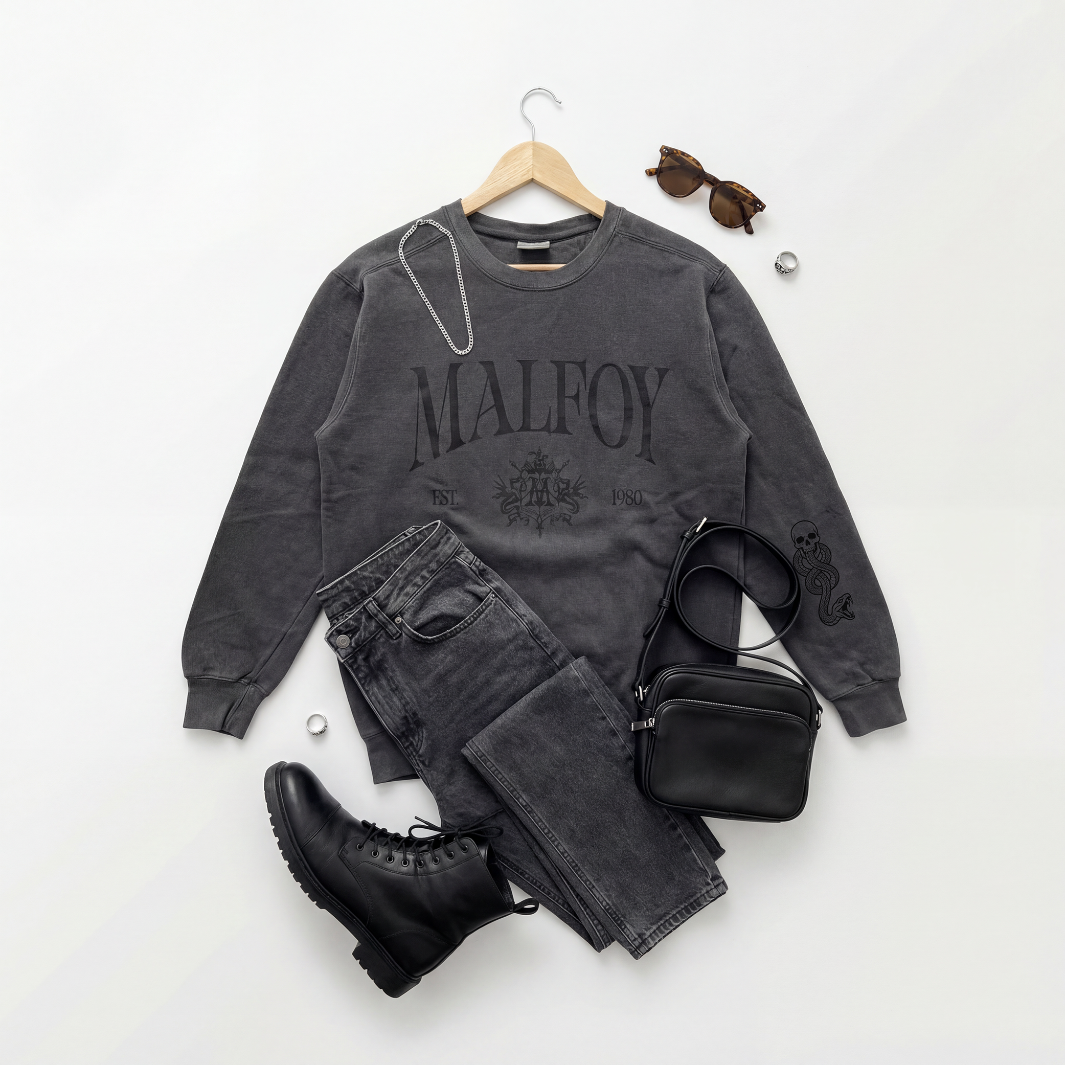 Draco Garment Dyed Sweatshirt (S)