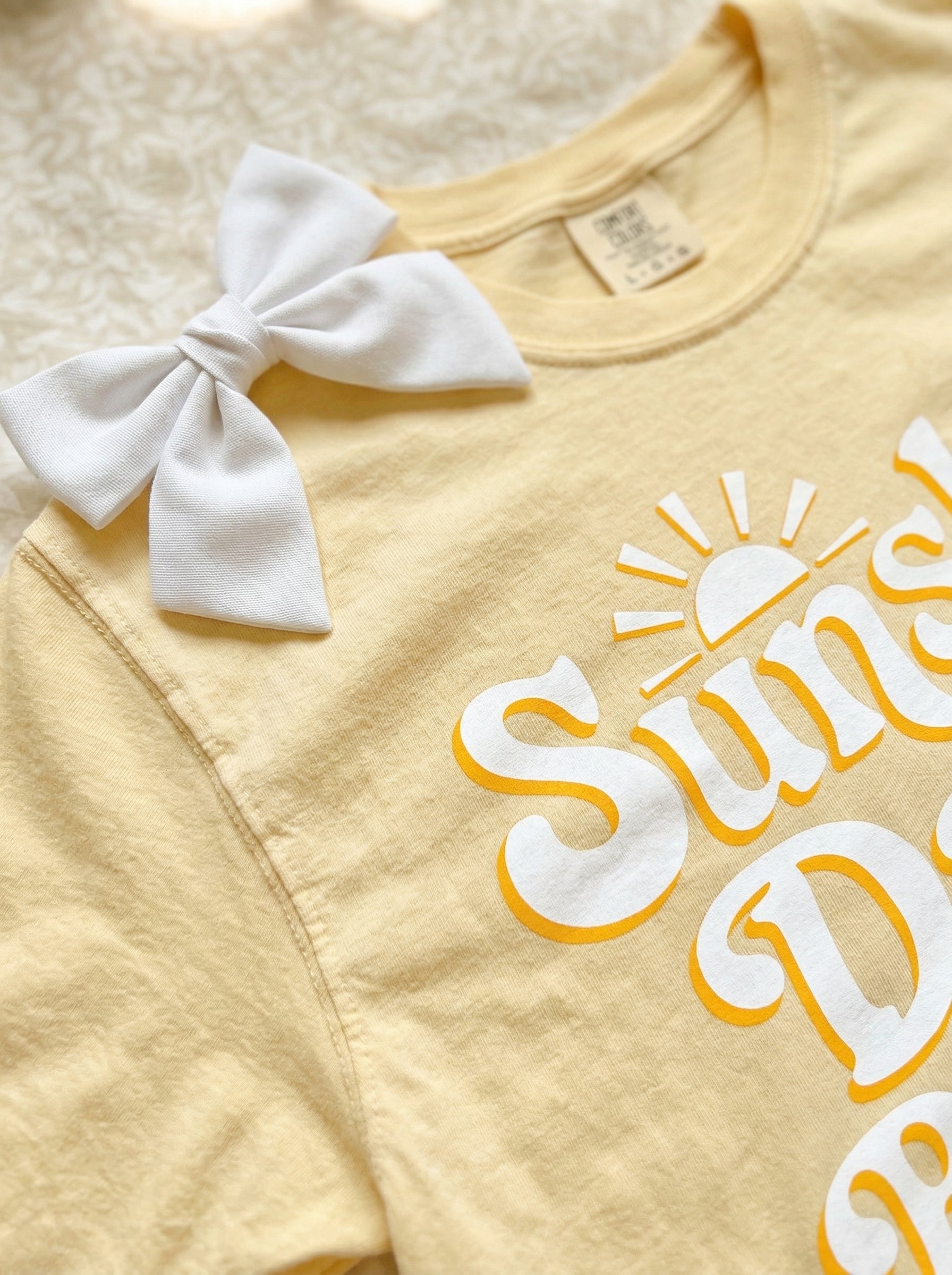Sunshine Daisies Spring Garment Dyed Tee