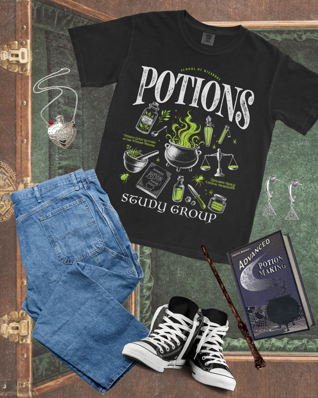 Potions Study Group Garment Dyed Tee