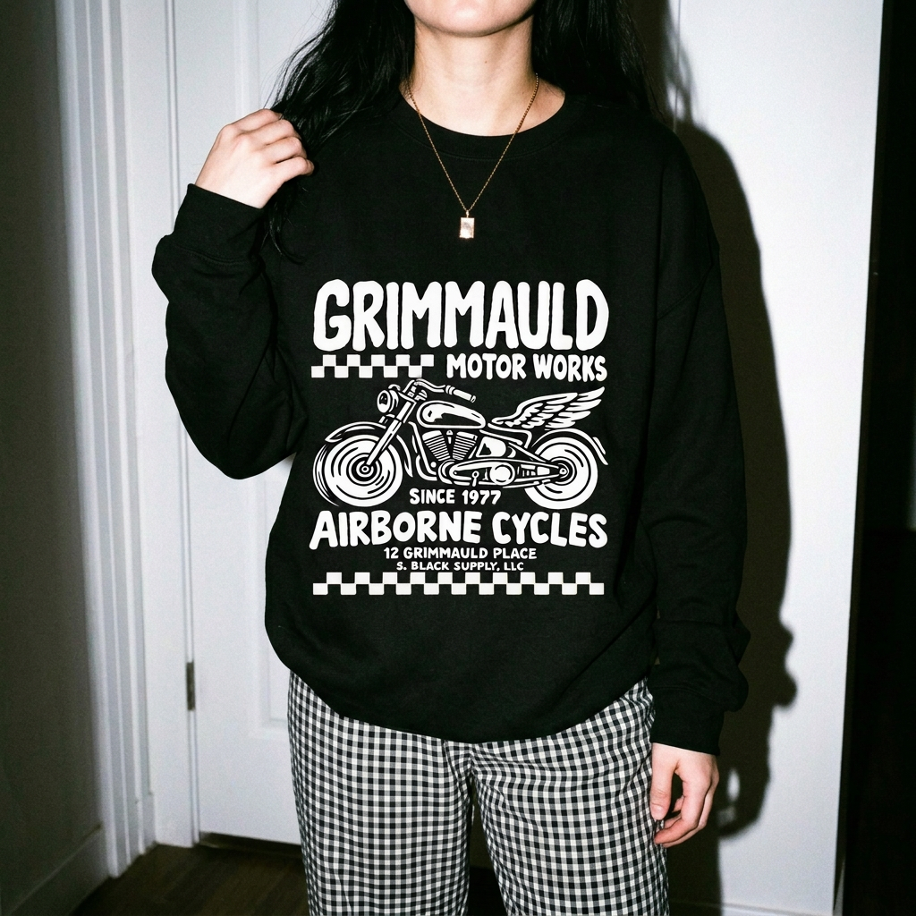 Airborne Cycles Motor Works Crewneck Sweatshirt