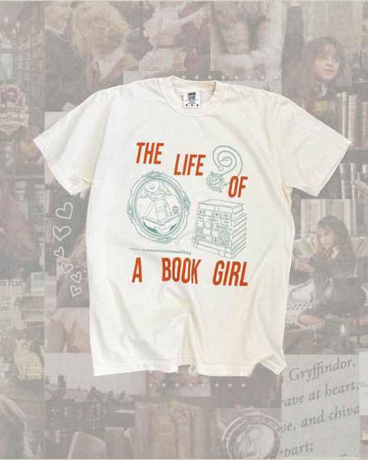 The Life of a Book Girl Garment Dyed Tee