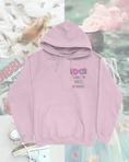 Load image into Gallery viewer, Luna I Suspect Pink Graphic Hoodie

