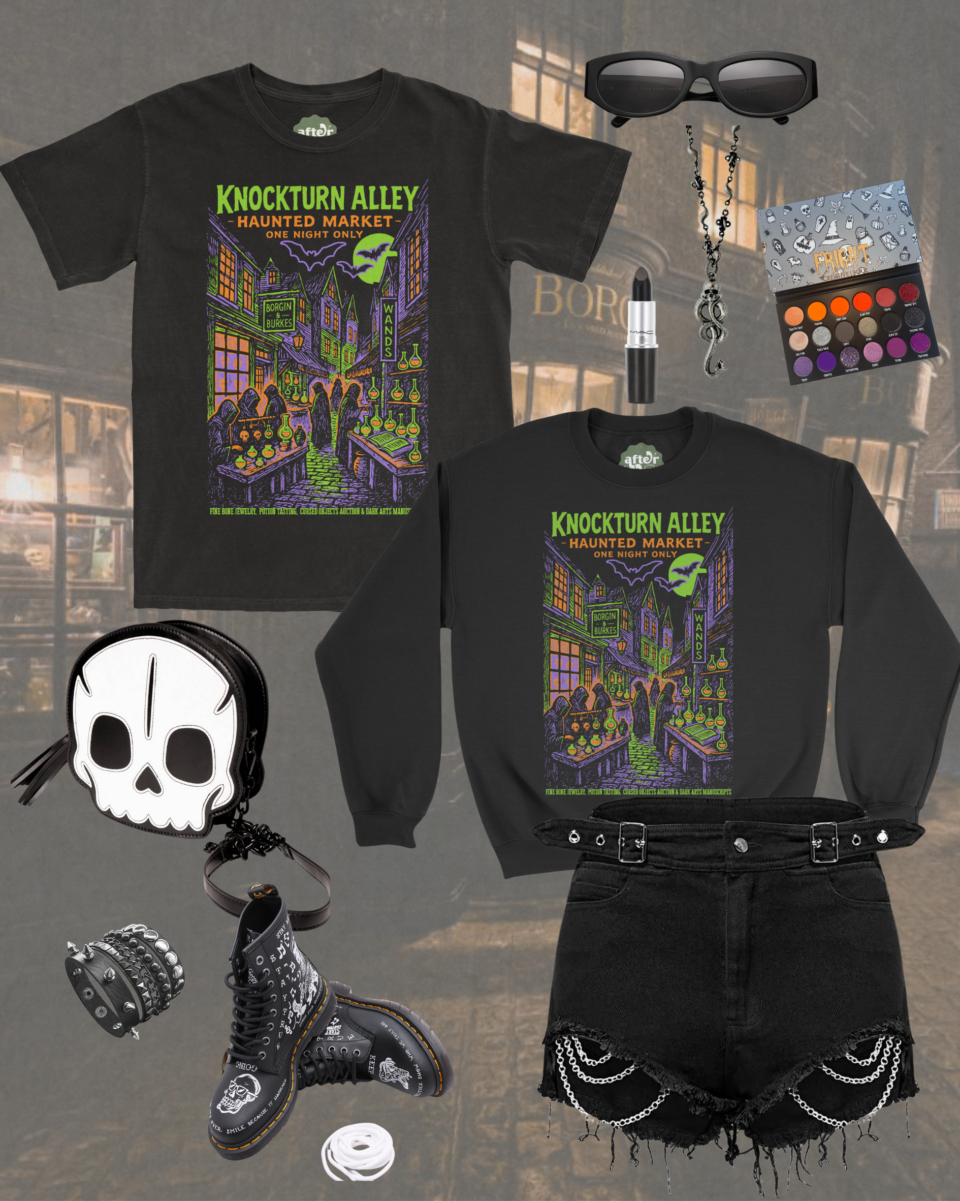 Knockturn Alley Garment Dyed Tee