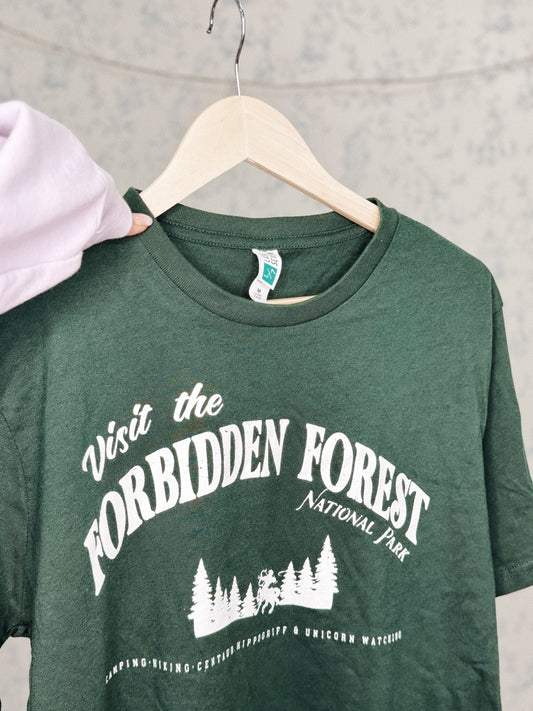Sample Sale - Magical Forest Dark Green Tee (M)