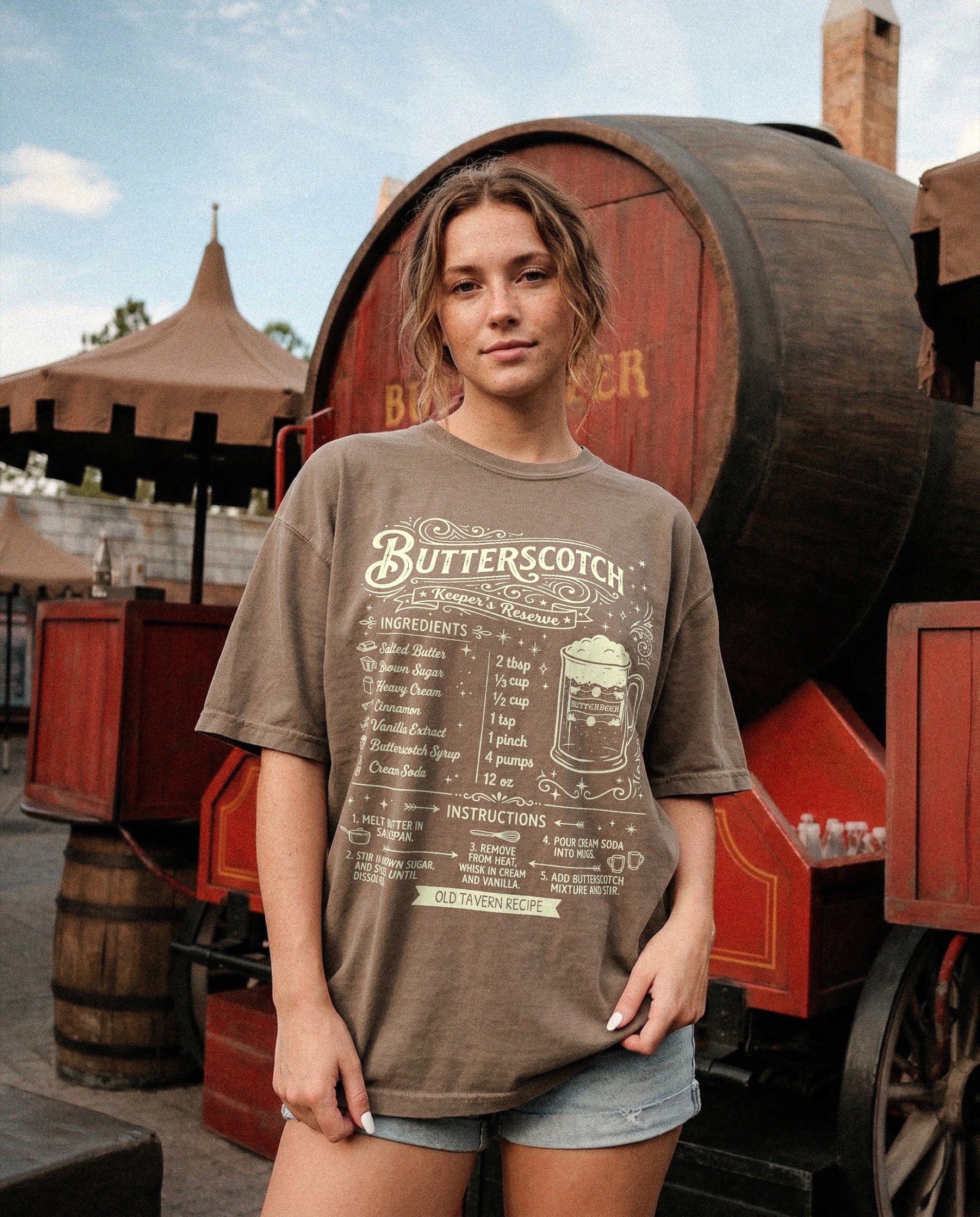 Butterscotch Recipe Tee (Keeper's Reserve) Garment Dyed Tee