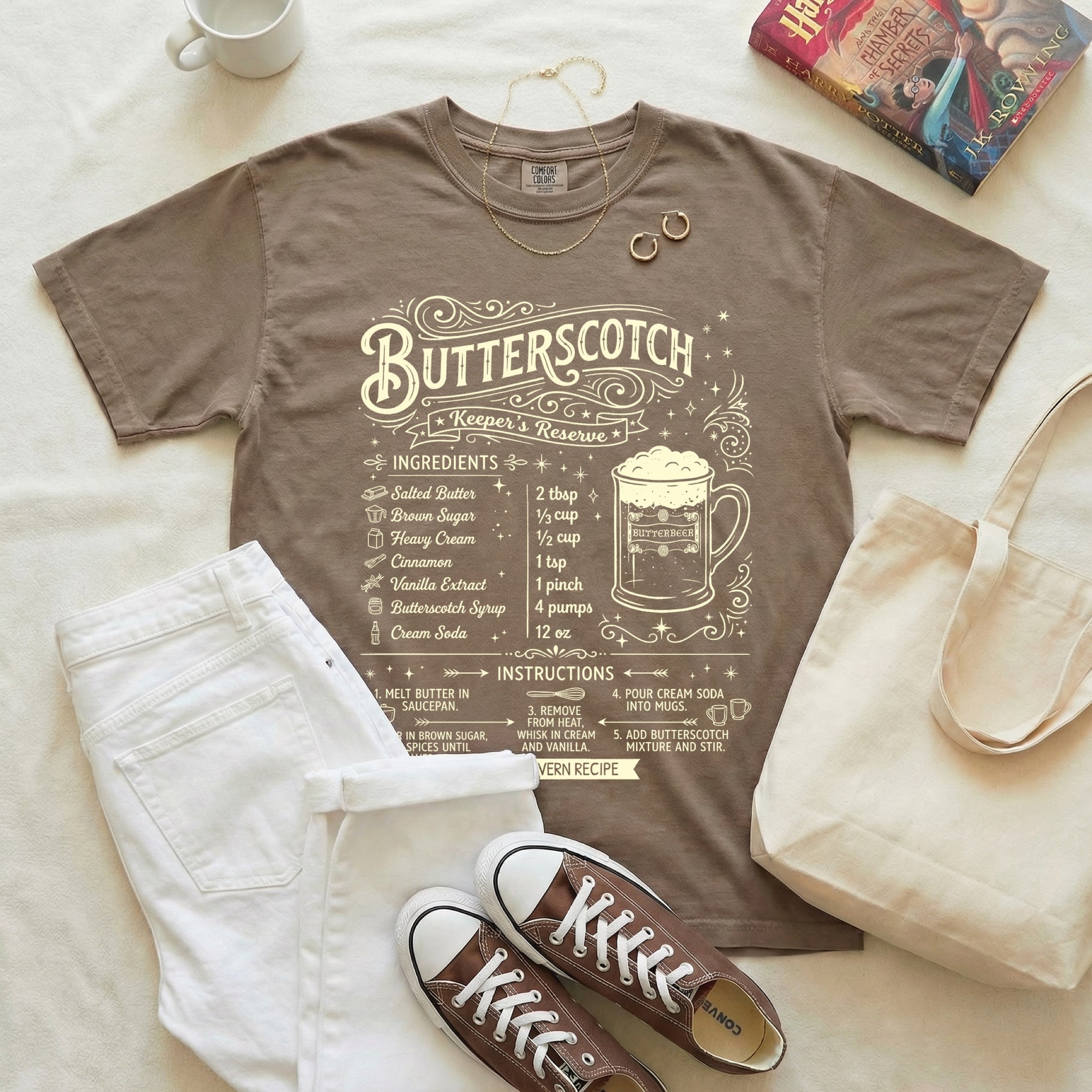 Butterscotch Recipe Tee (Keeper's Reserve) Garment Dyed Tee