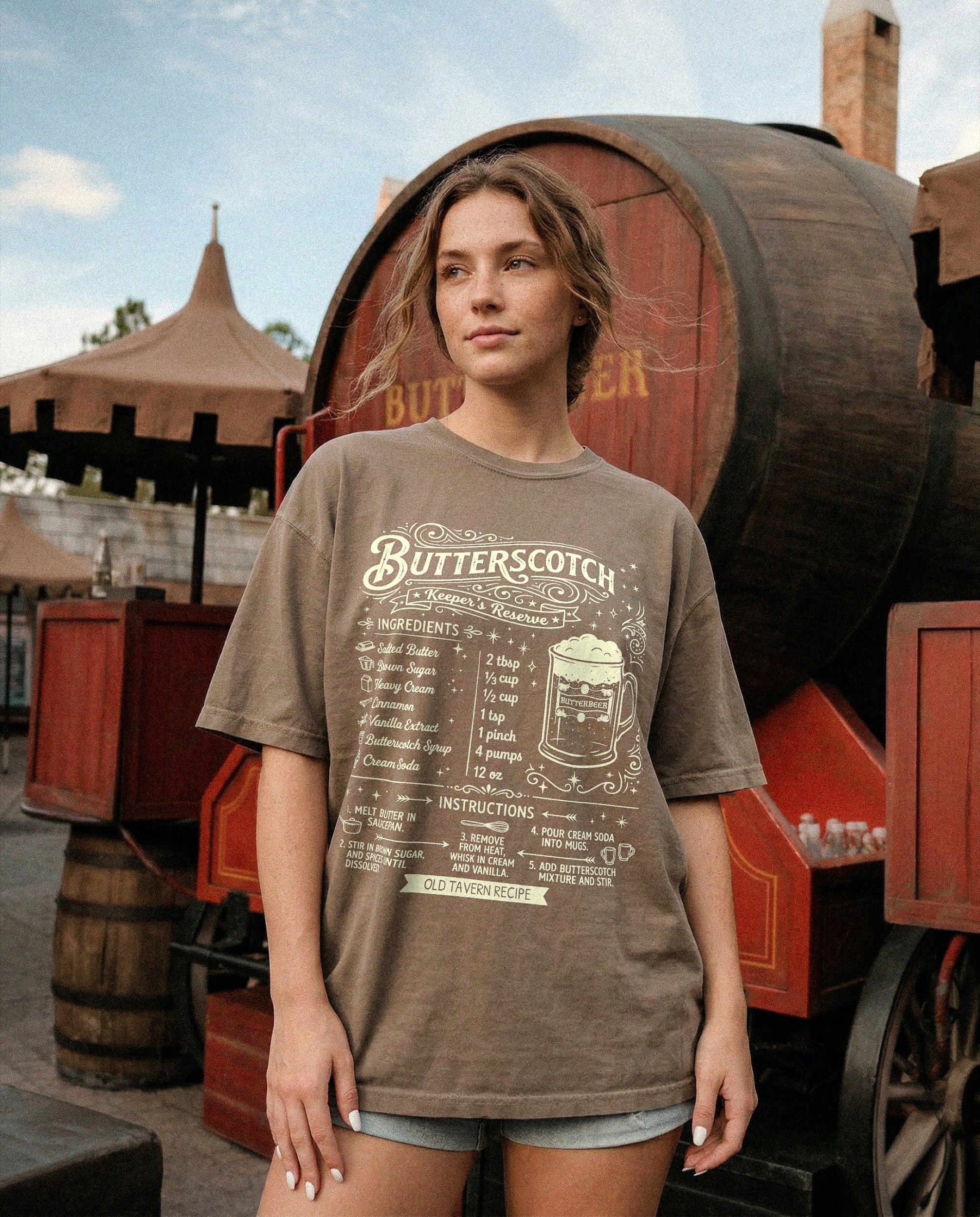 Butterscotch Recipe Tee (Keeper's Reserve) Garment Dyed Tee