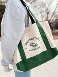 Load image into Gallery viewer, Cornerstone Bookshop - Tote / Boat Tote / Green

