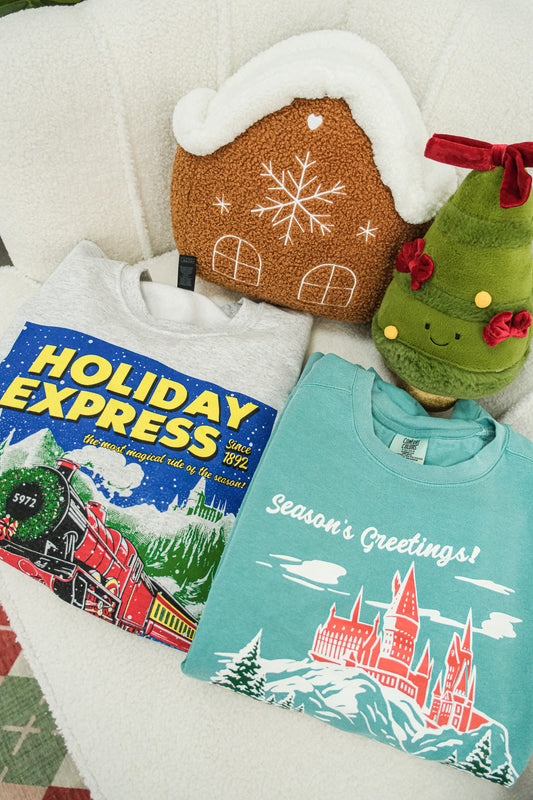 Season's Greetings 2025 Garment Dyed Sweatshirt