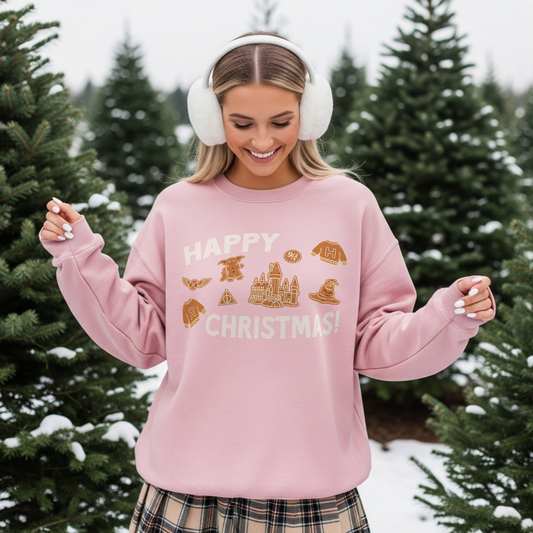 Happy Christmas Crewneck Sweatshirt