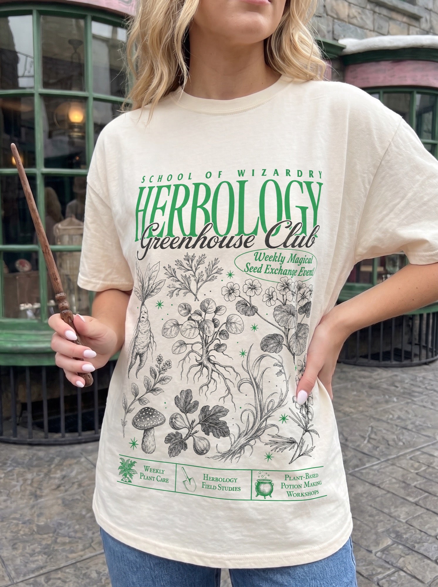 Herbology Greenhouse Club Garment Dyed Tee