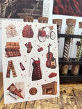 Load image into Gallery viewer, House of Lions Junk Journal Sticker Sheet
