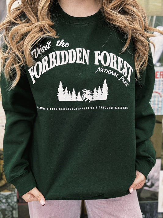 Magical Forest National Park Crewneck Sweatshirt