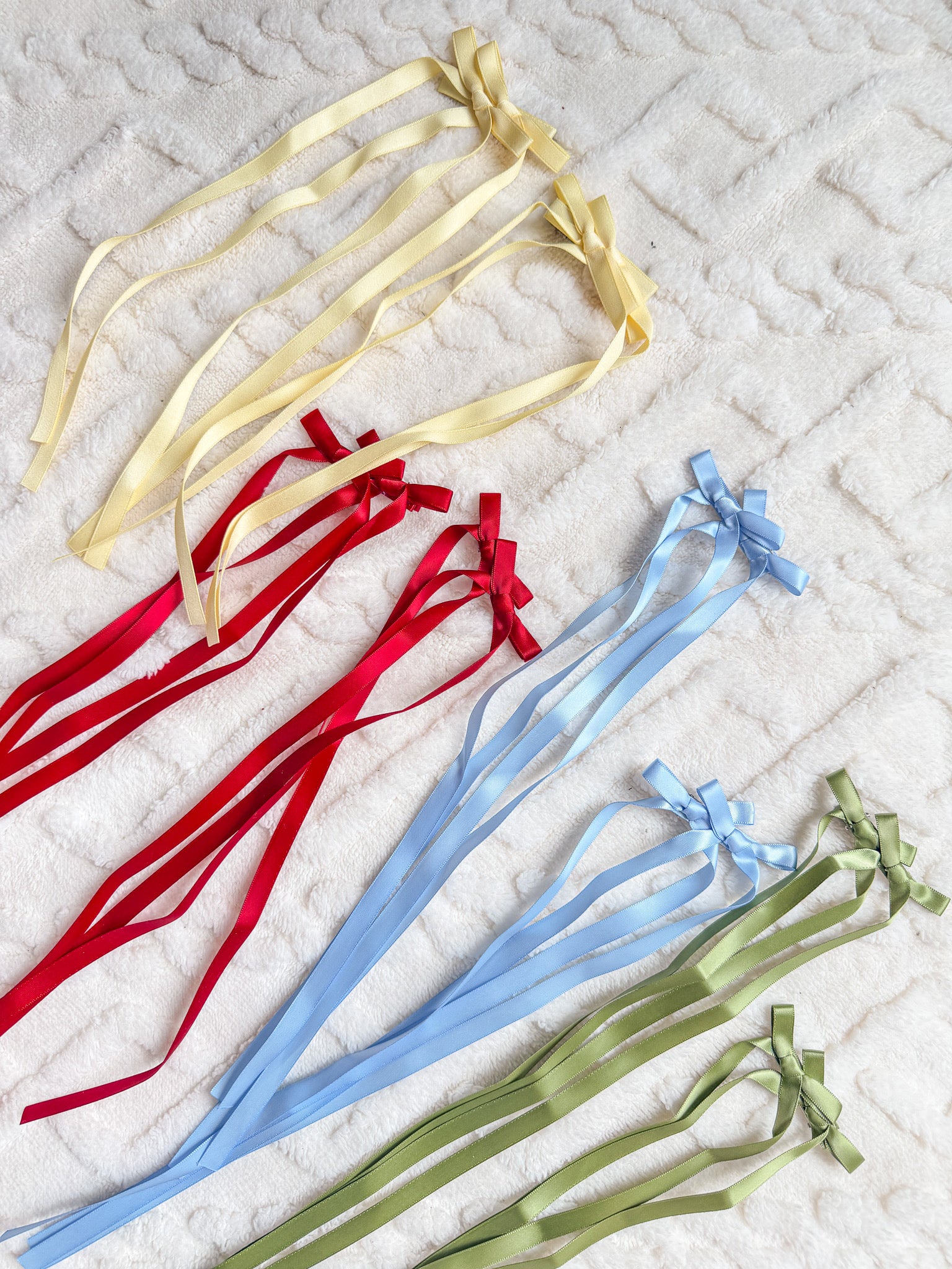 House Long Bow Hair Clip Set (Pair)