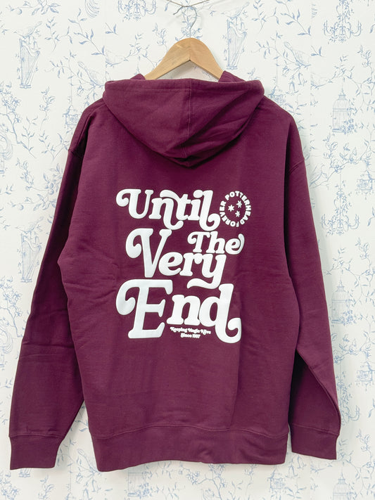 Until the Very End Hooded Sweatshirt (Large)