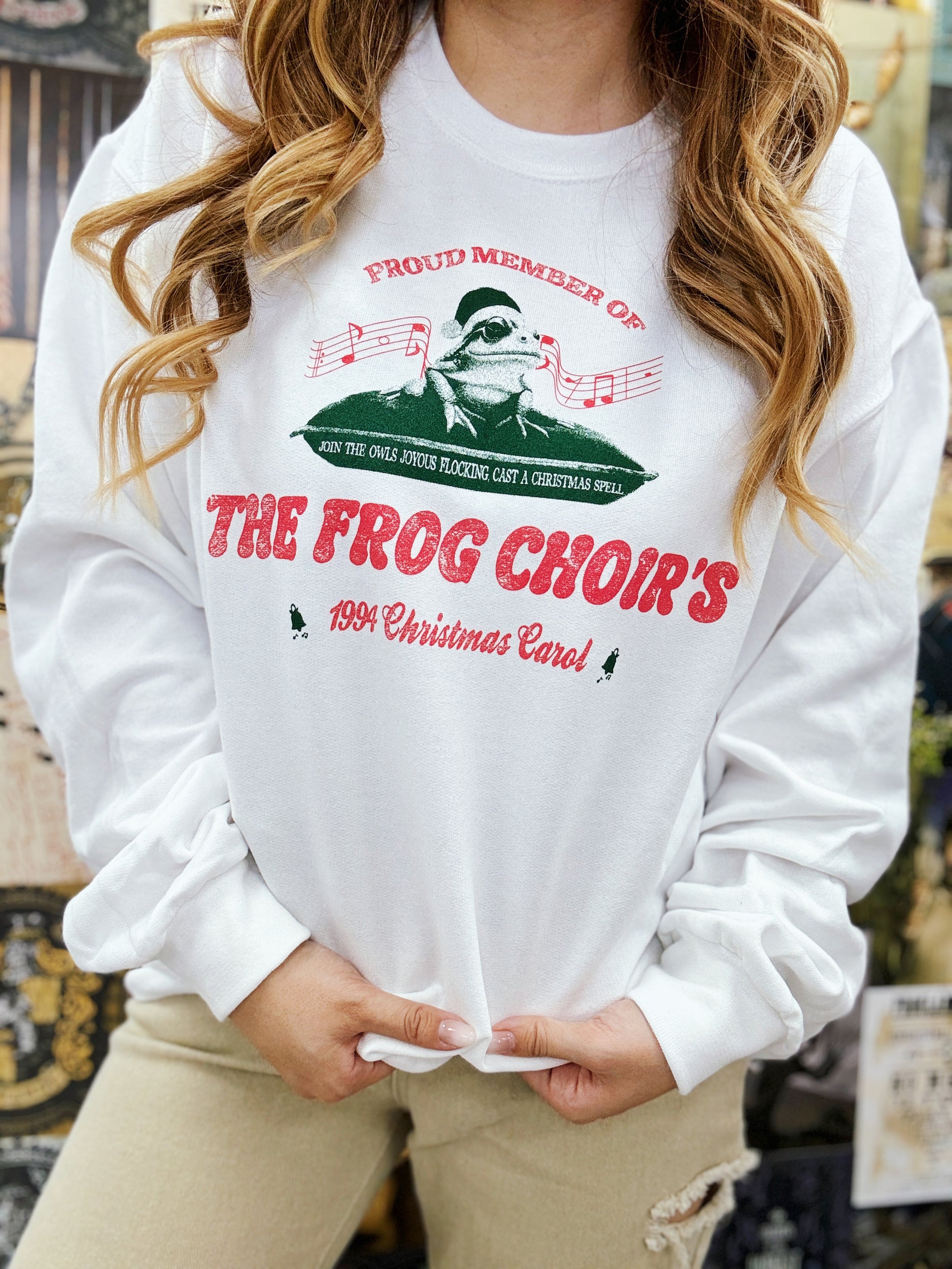 The Frog Choir Christmas Sweatshirt