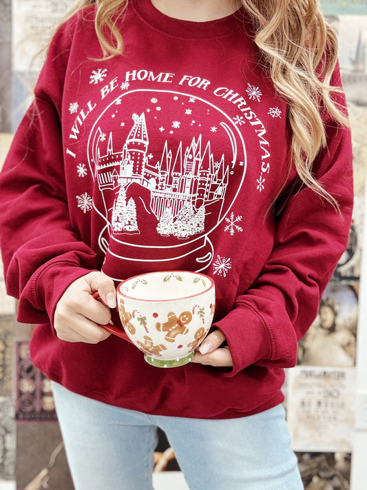 The Castle - I'll Be Home For Christmas Crewneck Sweatshirt