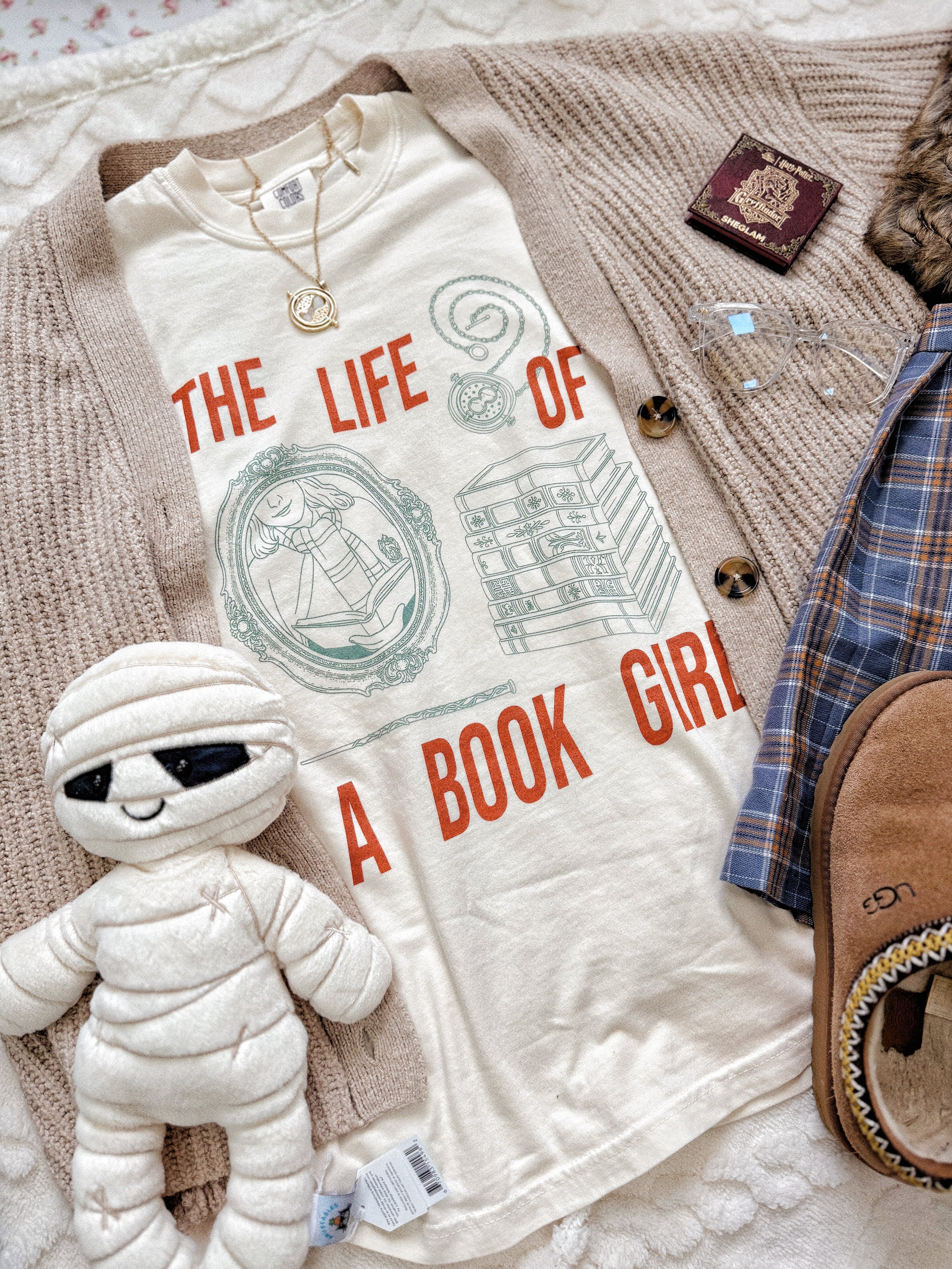 The Life of a Book Girl Garment Dyed Tee