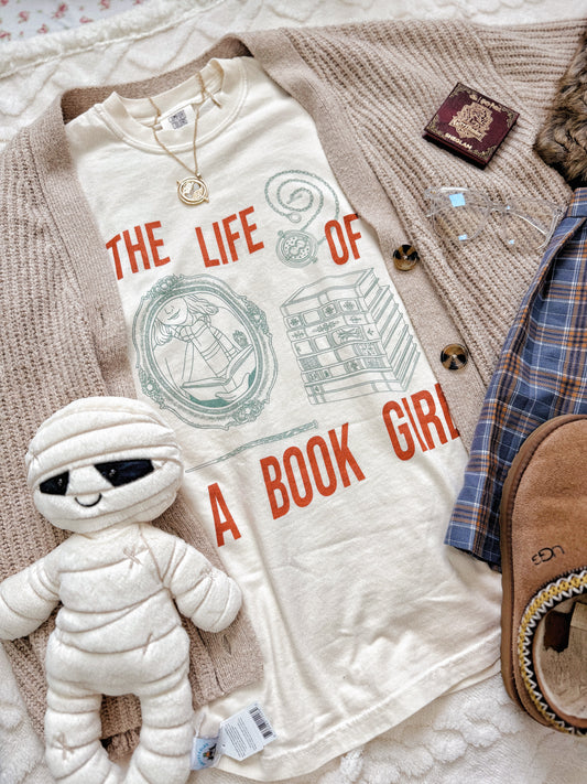 The Life of a Book Girl Garment Dyed Tee