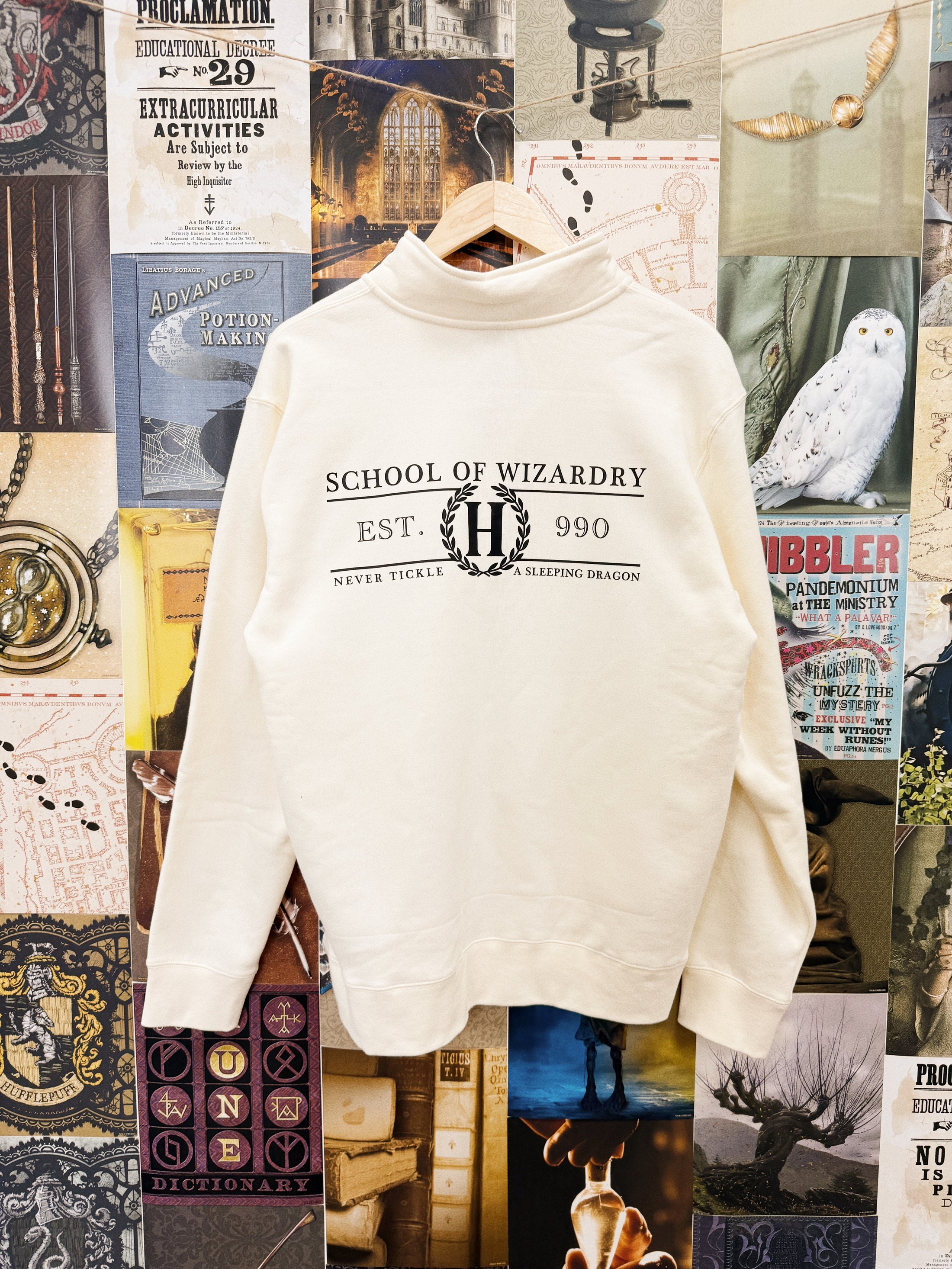 School of Wizardry Quarter Zip Sweatshirt