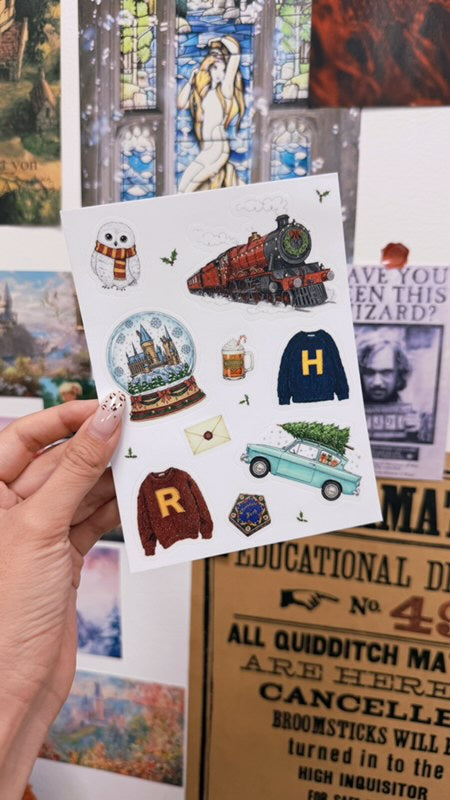 Order $100+ Redeem a Wizard Holiday Sticker Sheet
