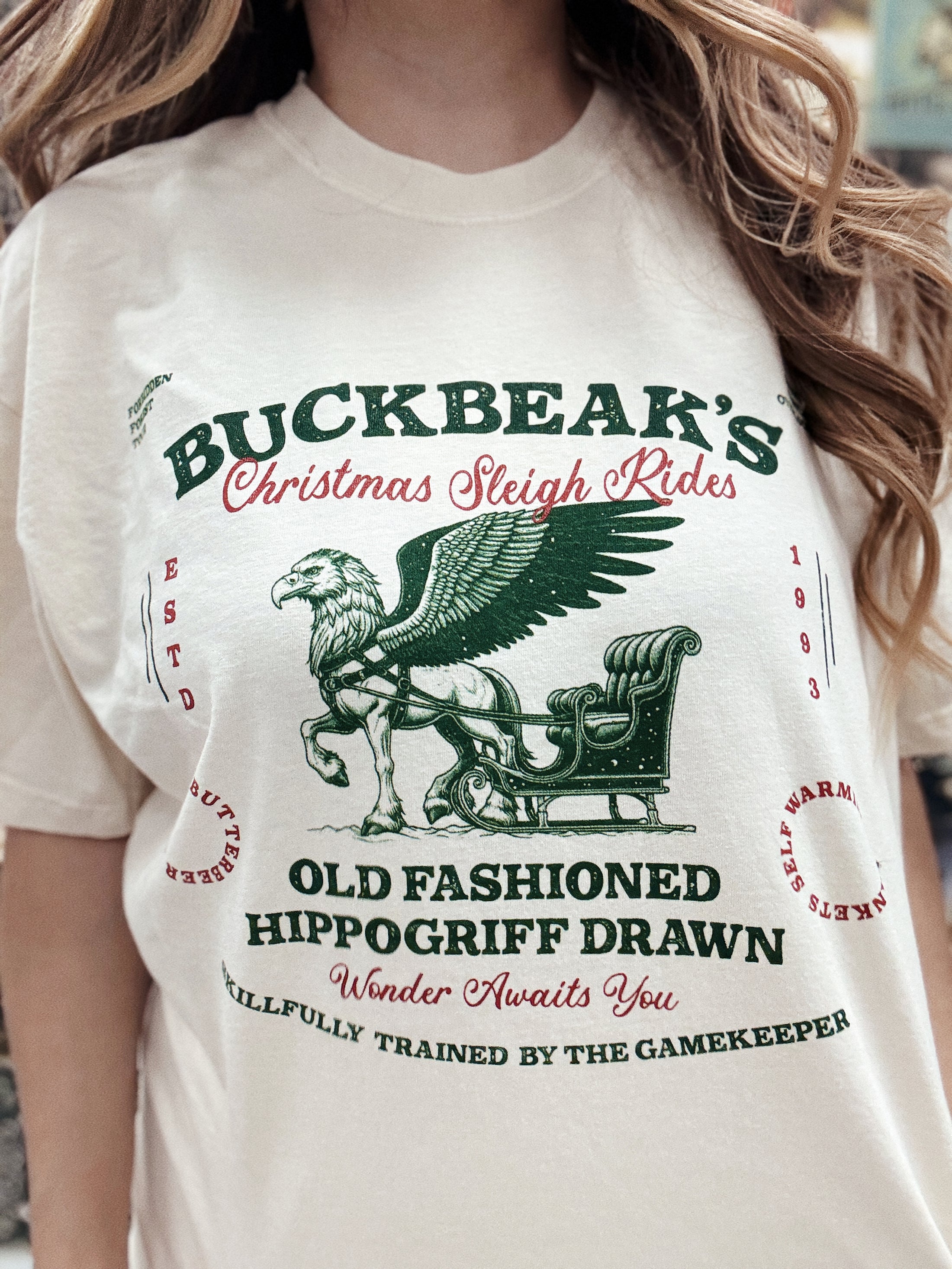 Buckbeak Sleigh Ride Garment Dyed Tee