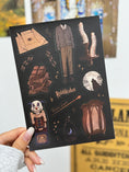 Load image into Gallery viewer, Moony Junk Journal Sticker Sheet - WATERPROOF
