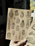 Load image into Gallery viewer, Wizarding Essentials Junk Journal Sticker Sheet Set (2PCS)
