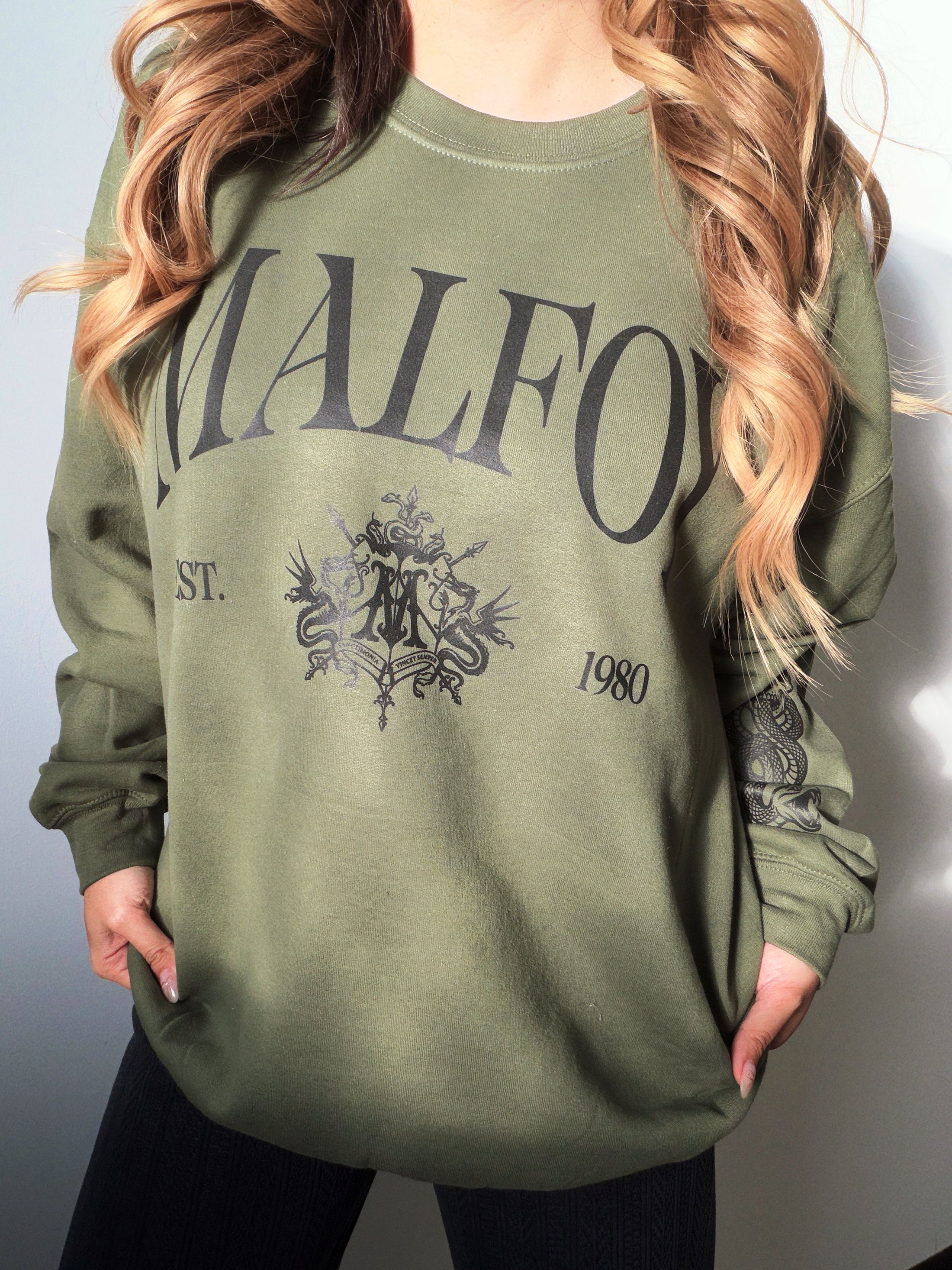 Draco Surname Crewneck Sweatshirt