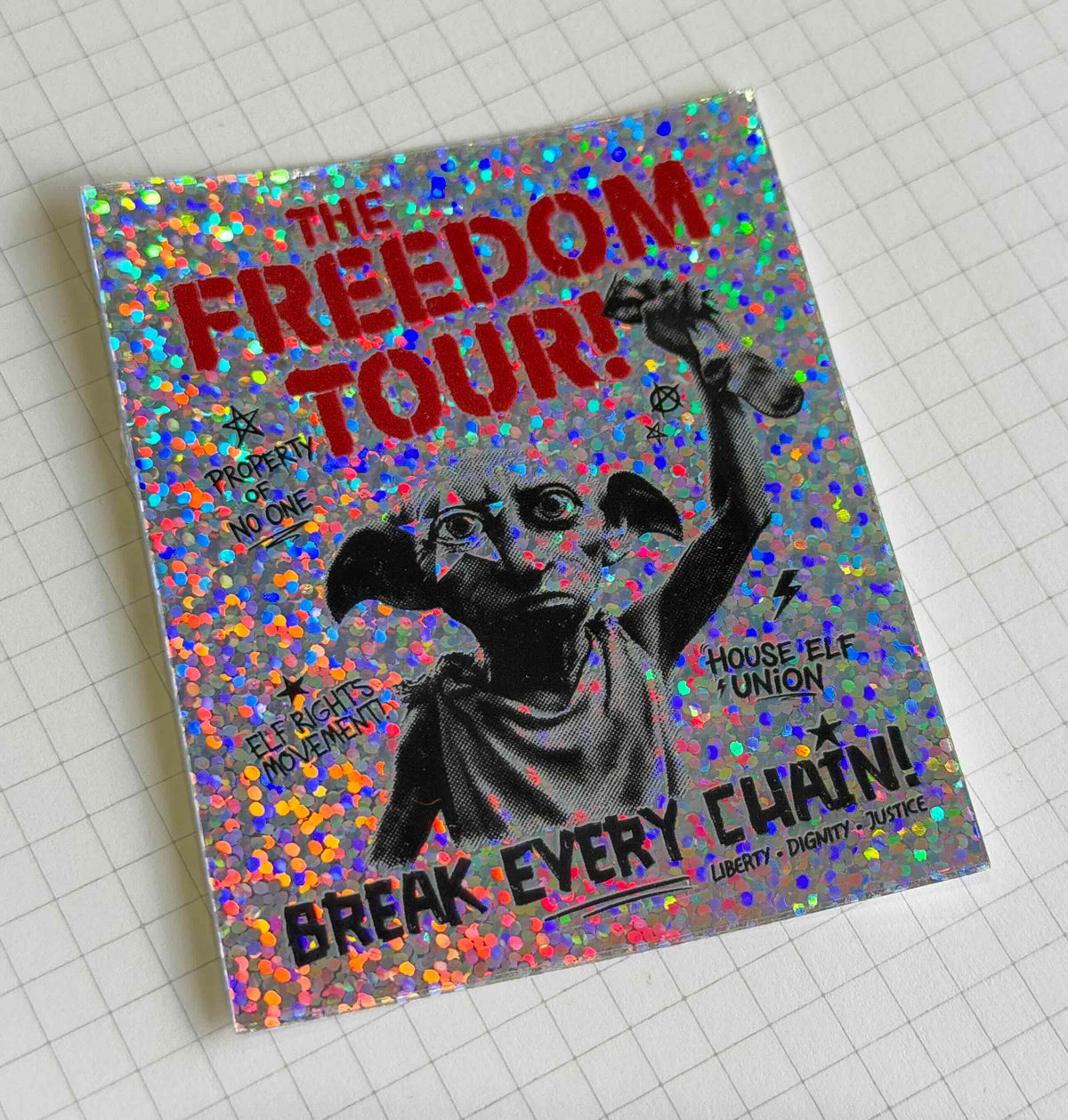 House Elf Freedom Tour Sticker
