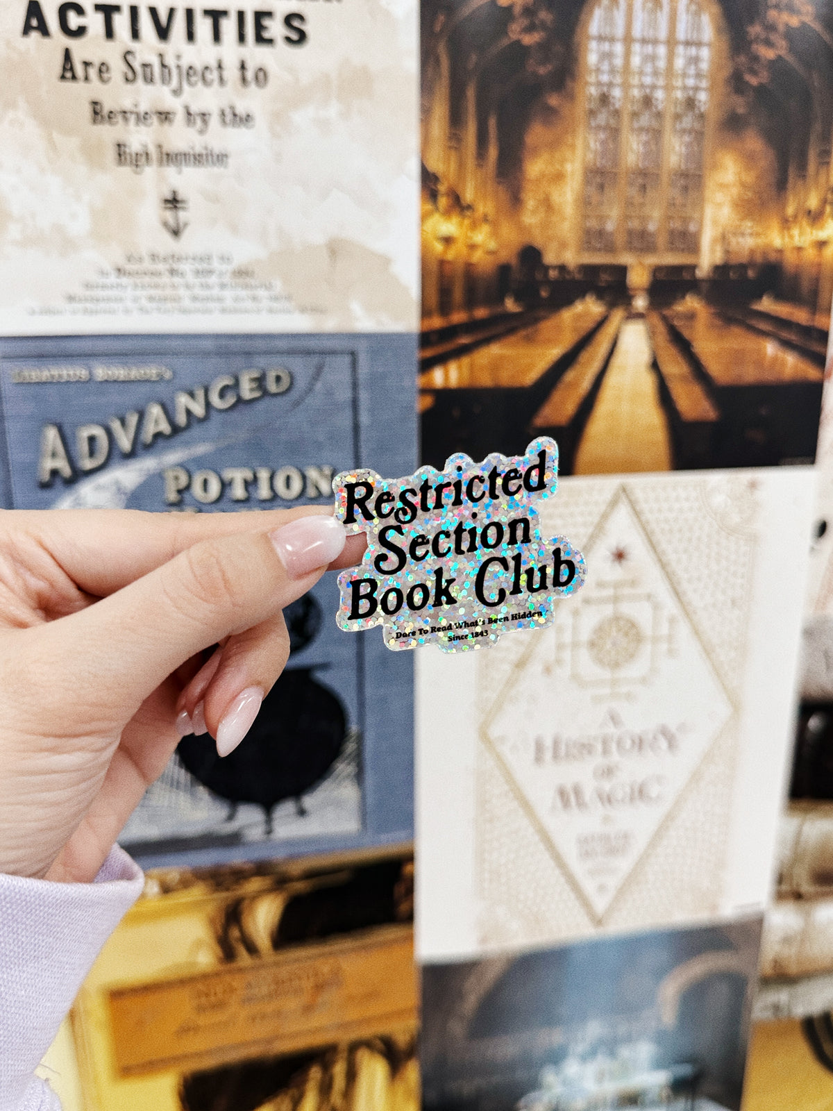 Restricted Section Book Club Sticker