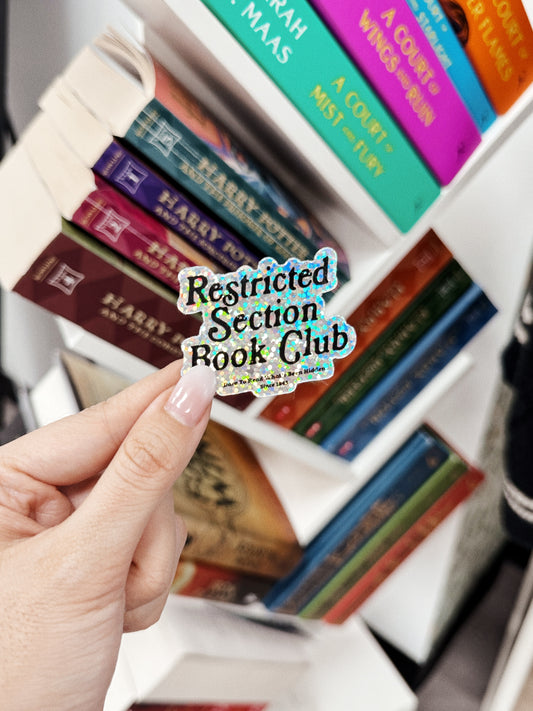 Restricted Section Book Club Sticker