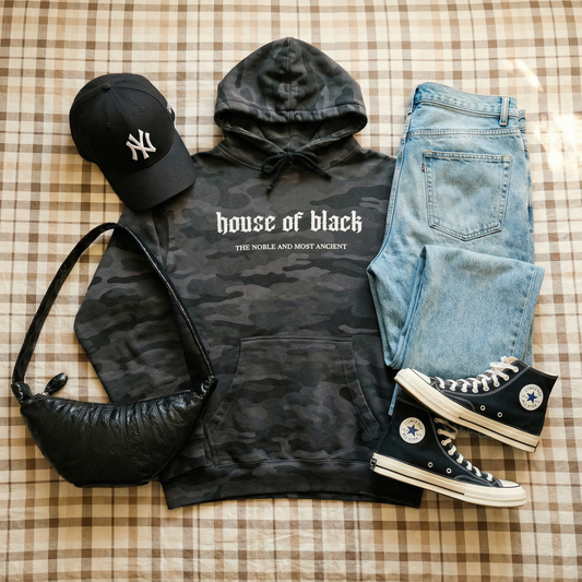 House of Black Camo Hoodie (S)