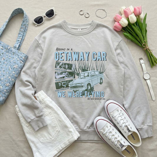 Getaway Car Garment Dyed Sweatshirt (M)