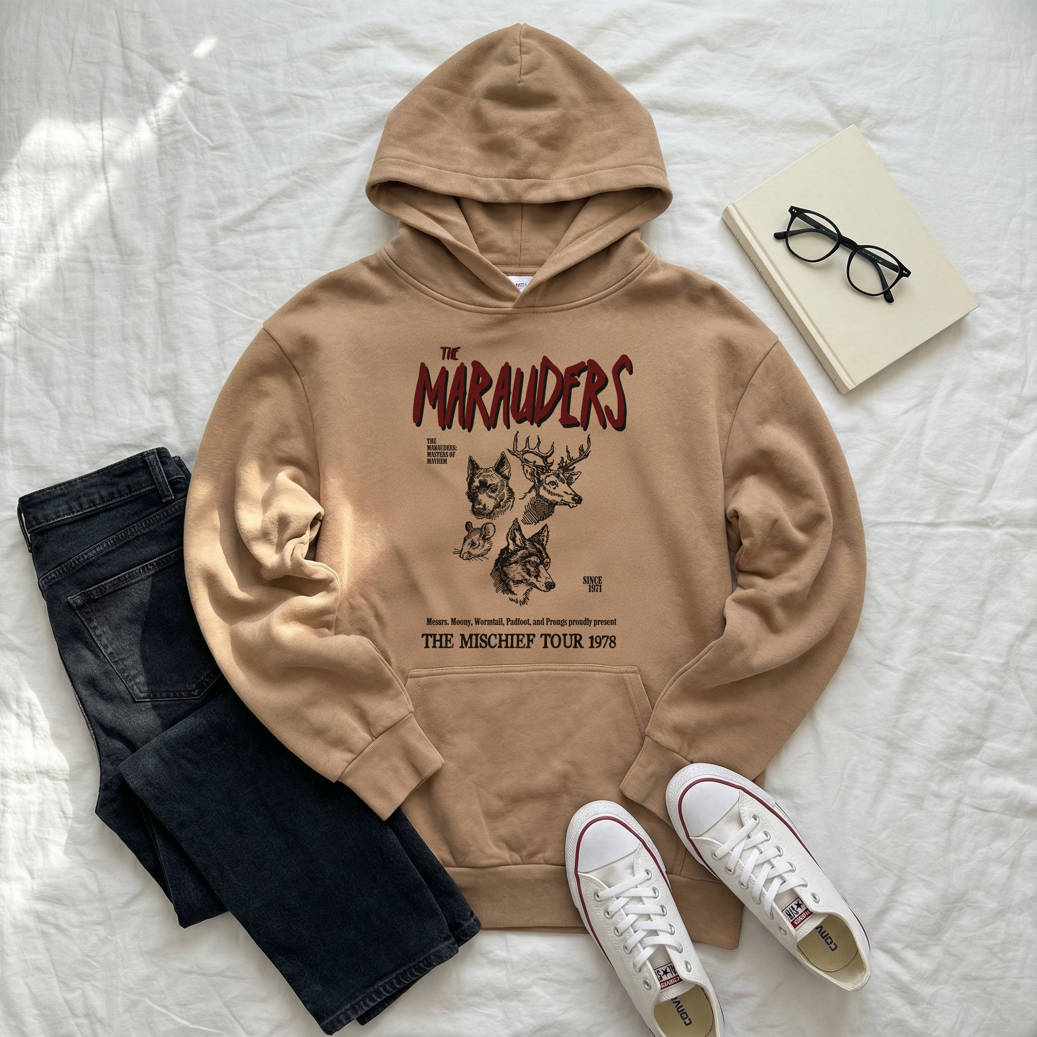 1977 Tour Garment Dyed Oversized Hoodie (M-L)