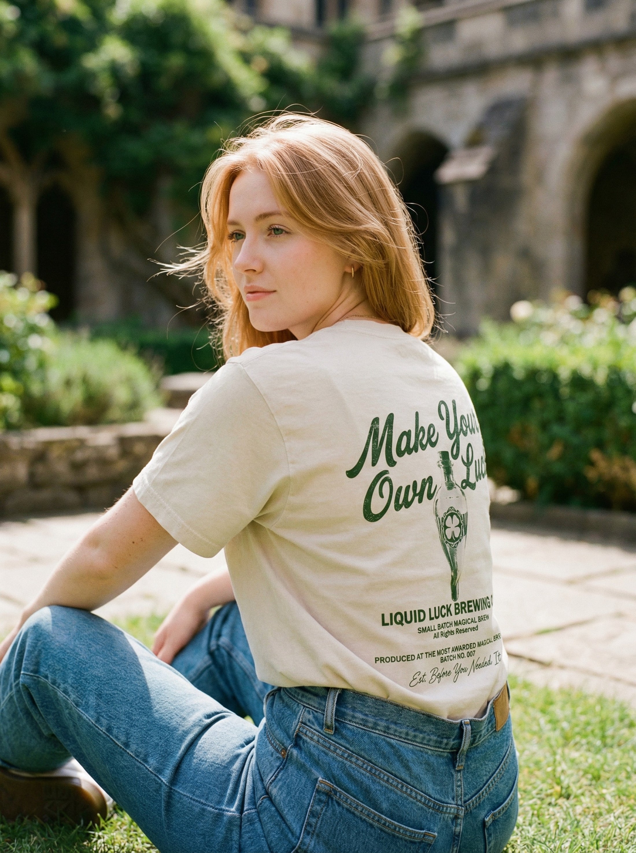 Make Your Own Luck Garment Dyed Tee