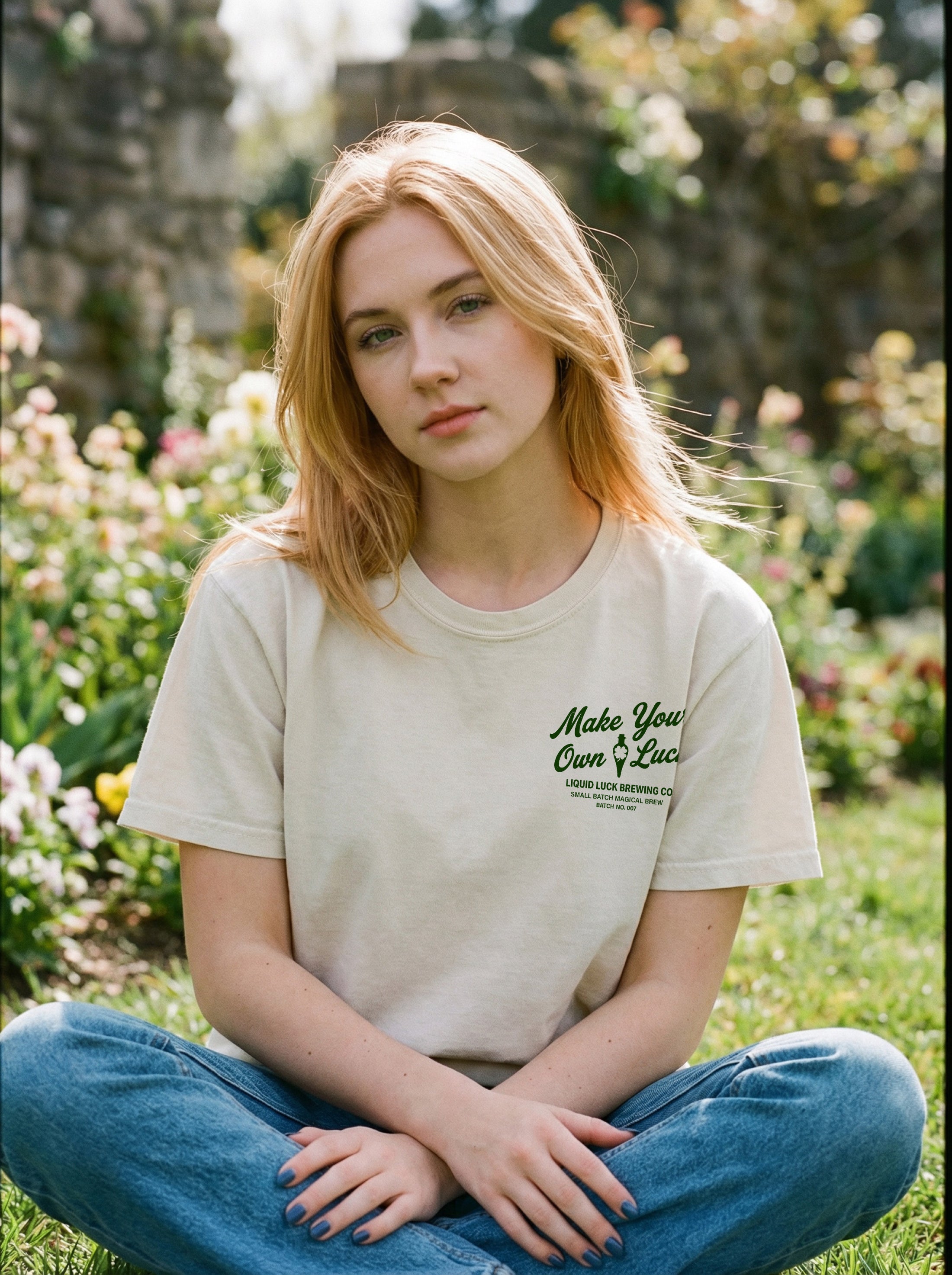 Make Your Own Luck Garment Dyed Tee