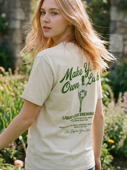 Make Your Own Luck Garment Dyed Tee