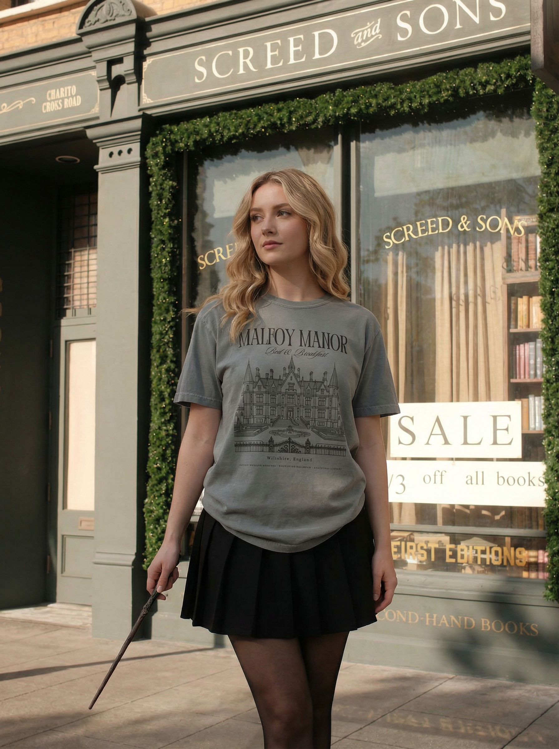 The Manor B&B Garment Dyed Tee