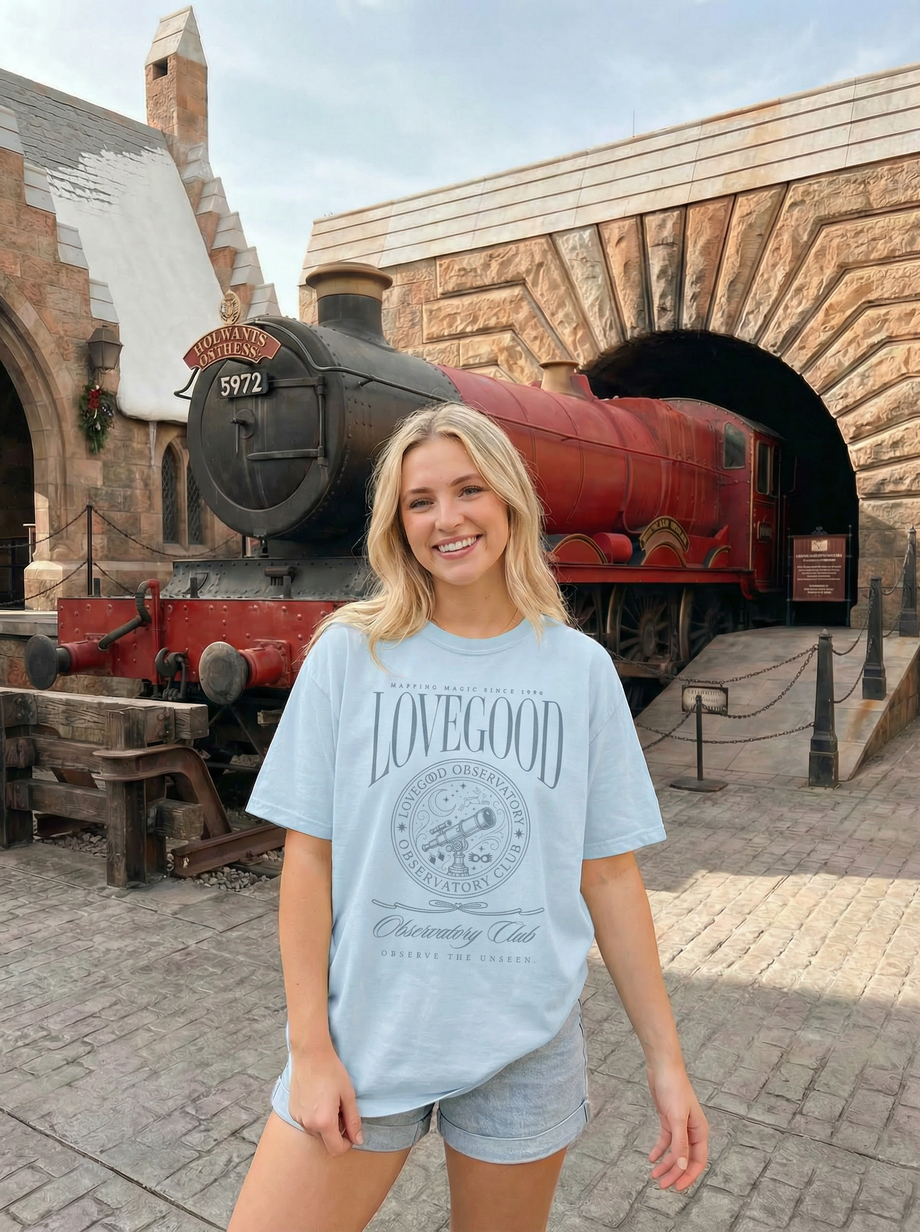 Lovegood Observatory Club Garment Dyed Tee