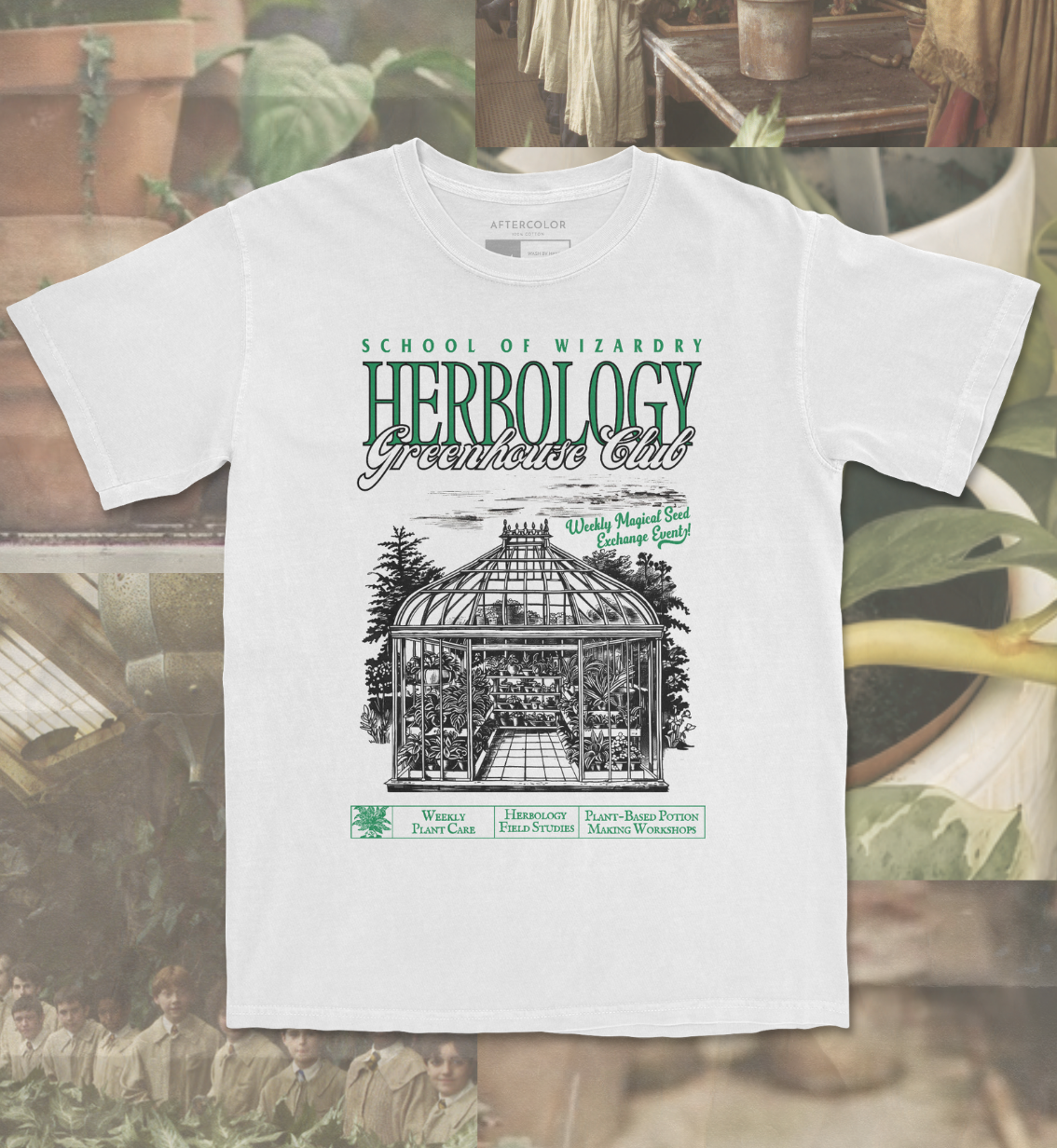 Herbology Green House Club Garment Dyed Tee