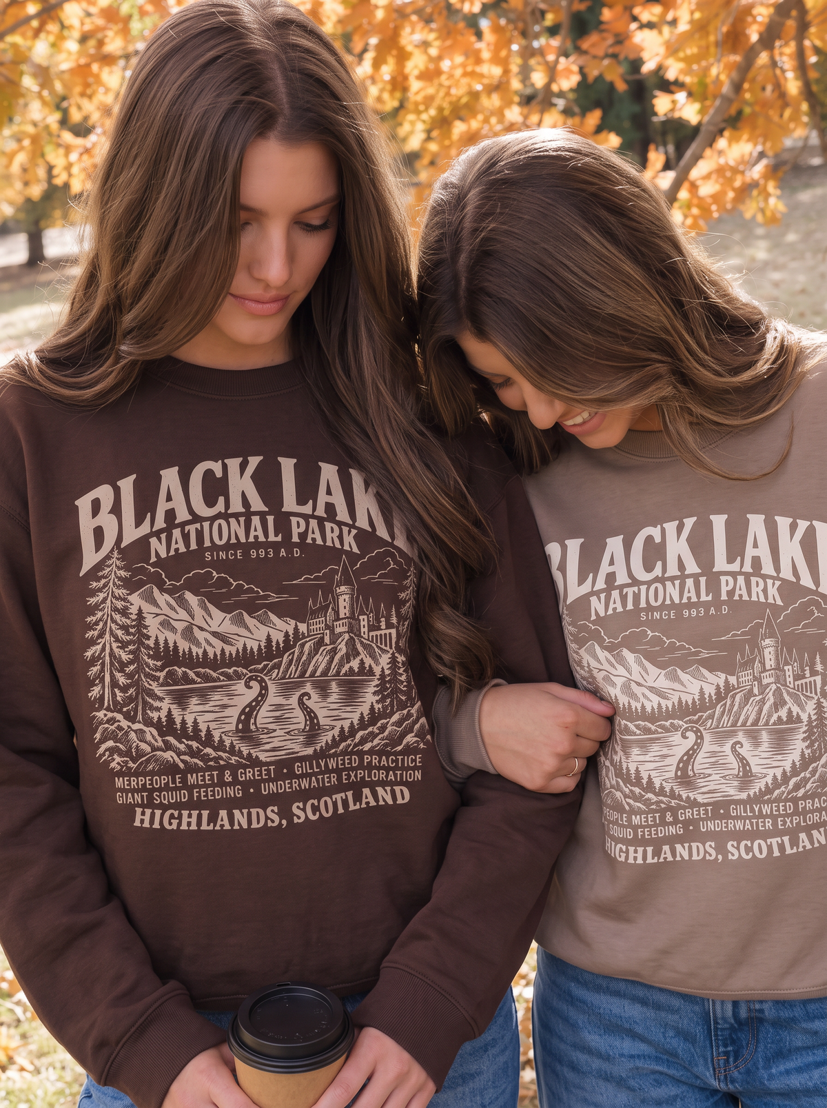 Black Lake National Park Crewneck Sweatshirt