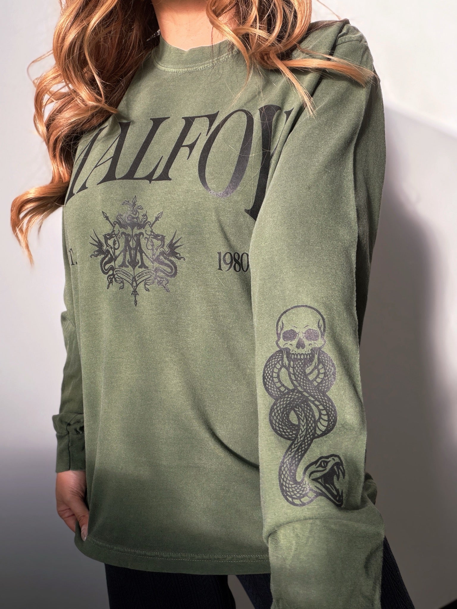 Draco Surname Long Sleeve Tee